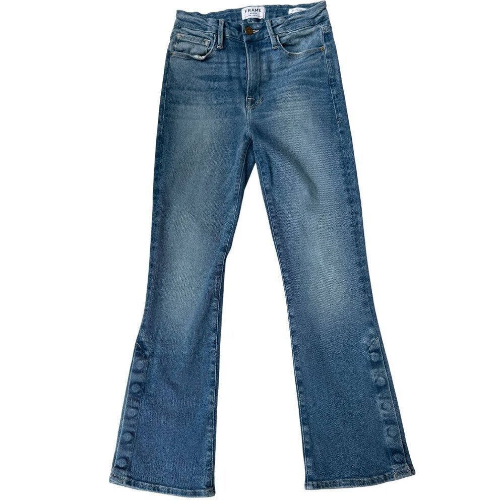 Frame Denim Le Crop Mini Boot Sz 27